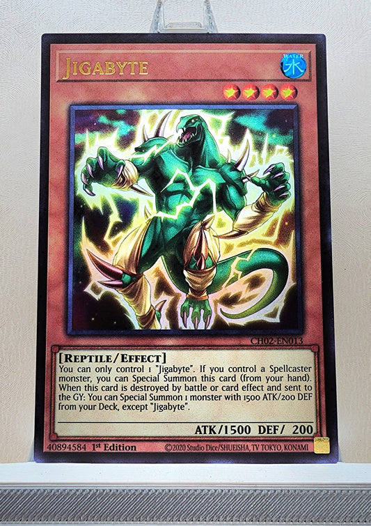 Yugioh! 1x Jigabyte (CH02 - Ultra Rare) 1st Edition