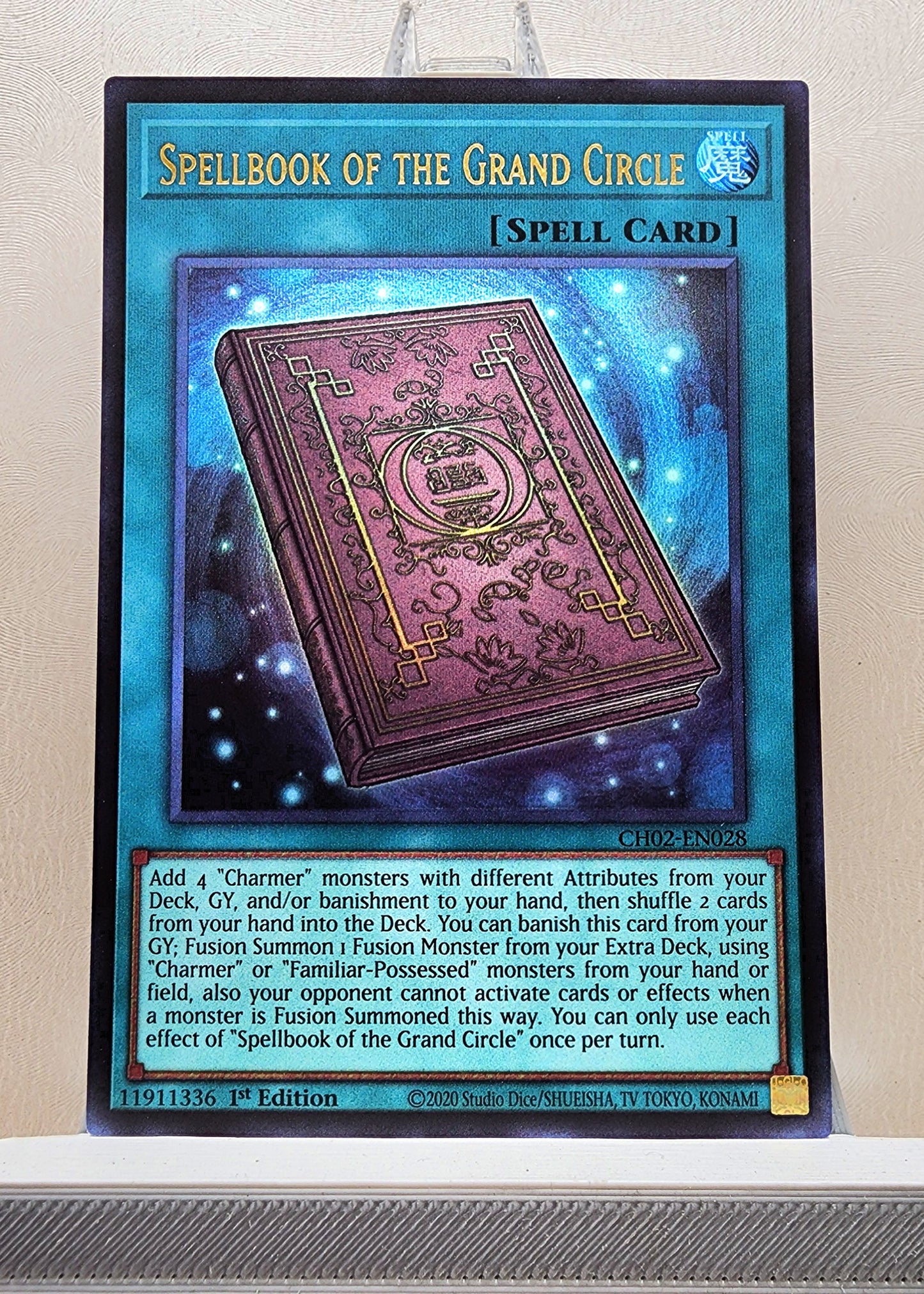 Yugioh! 1x Spellbook of the Grand Circle (CH02 - Ultra Rare) 1st Edition