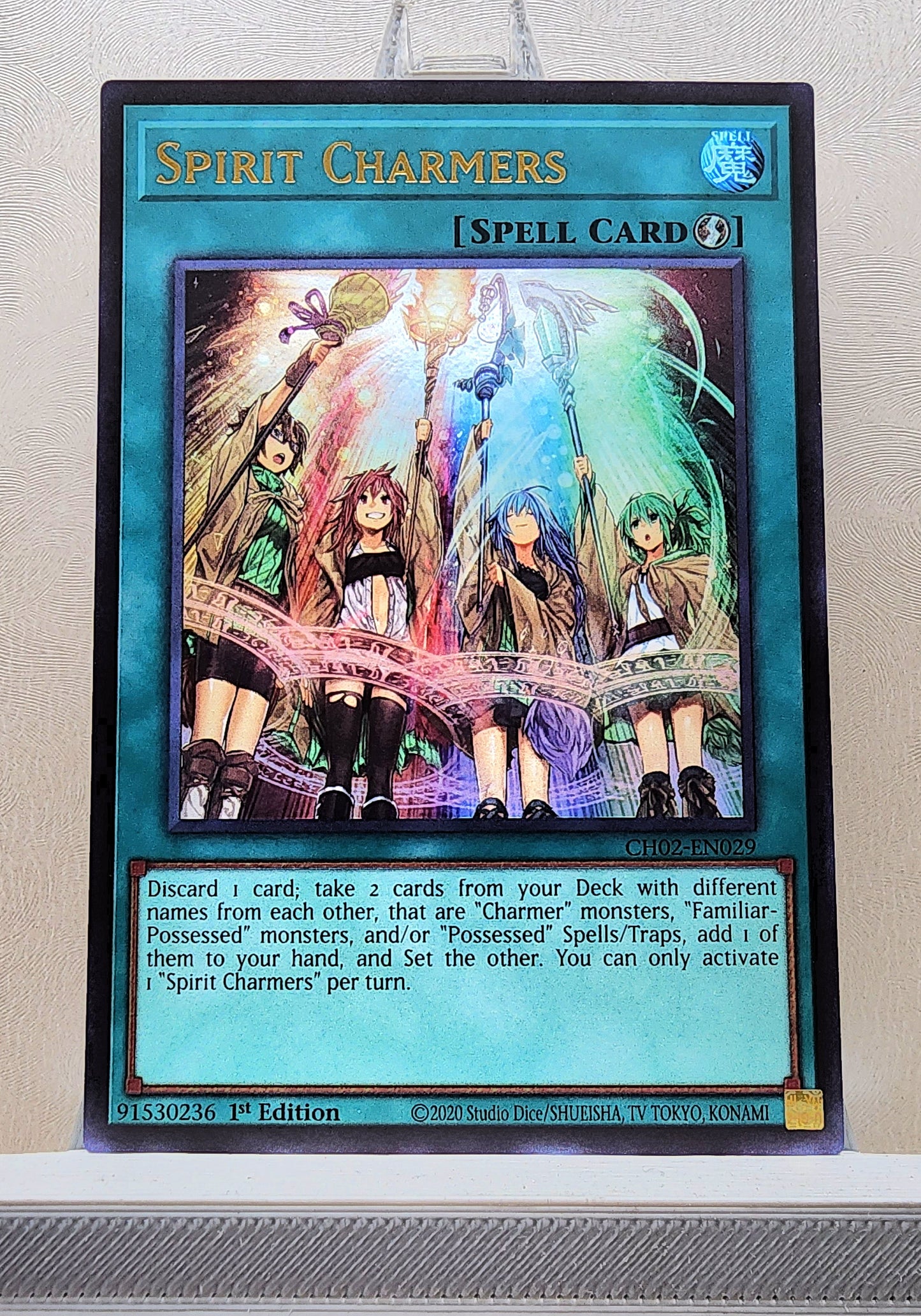 Yugioh! 1x Spirit Charmers (CH02 - Ultra Rare) 1st Edition