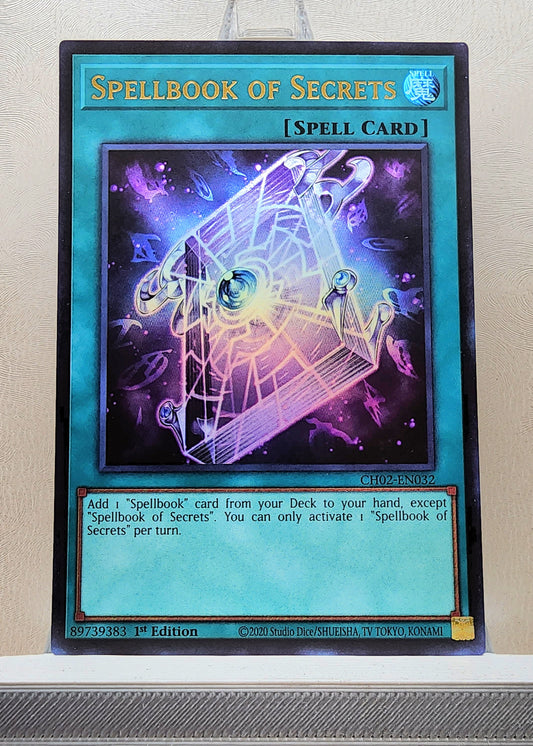 Yugioh! 1x Spellbook of Secrets (CH02 - Ultra Rare) 1st Edition