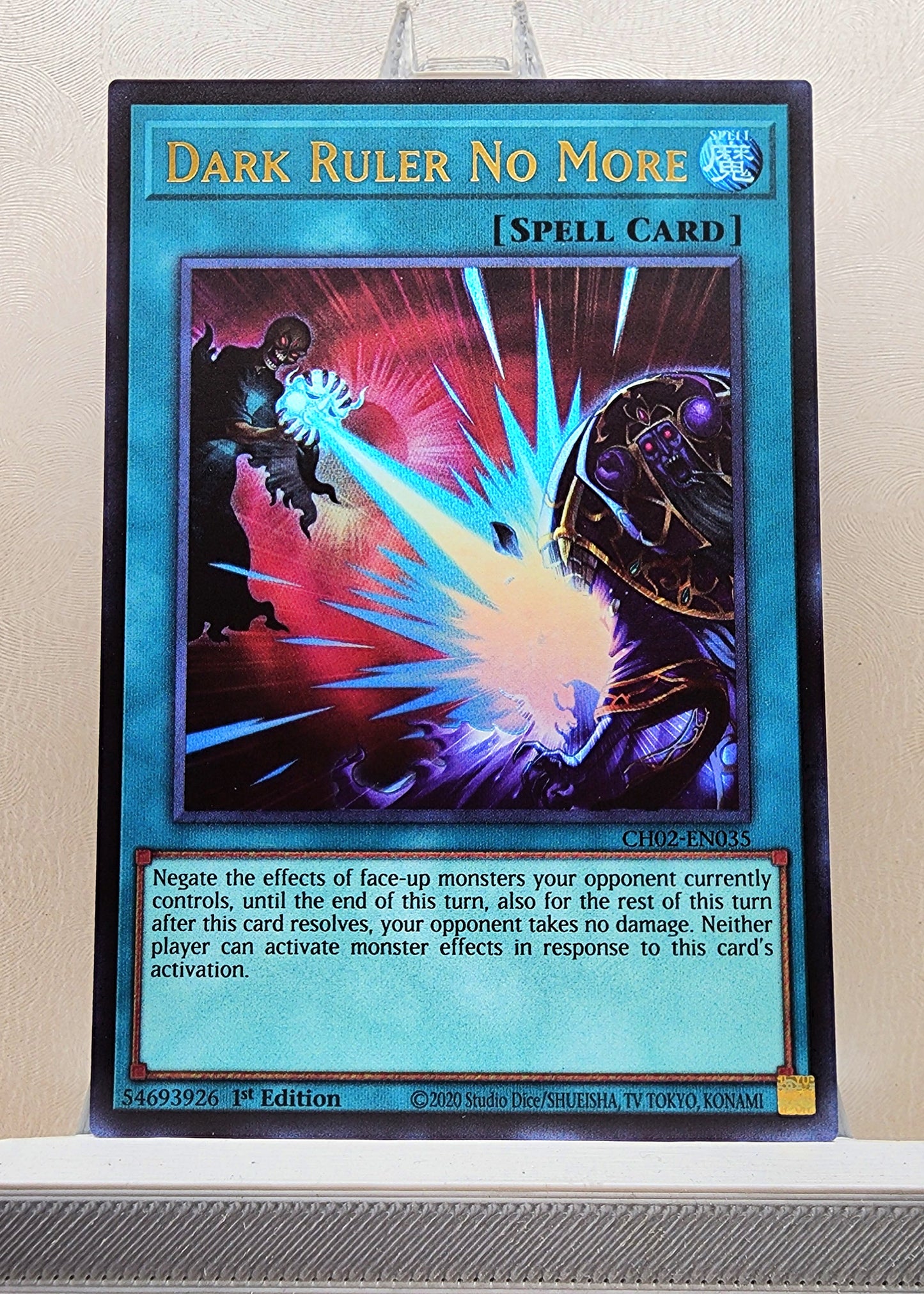 Yugioh! 1x Dark Ruler No More (CH02 - Ultra Rare) 1st Edition