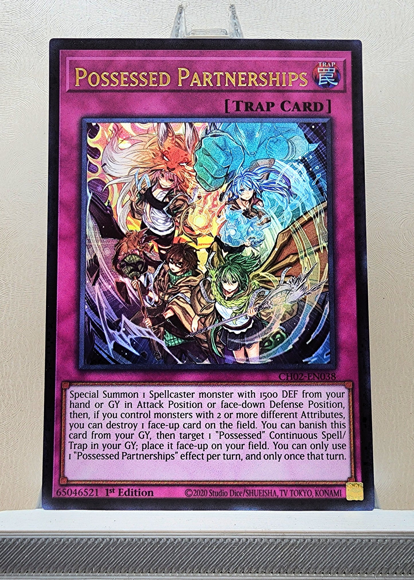 Yugioh! 1x Possessed Partnerships (CH02 - Ultra Rare) 1st Edition