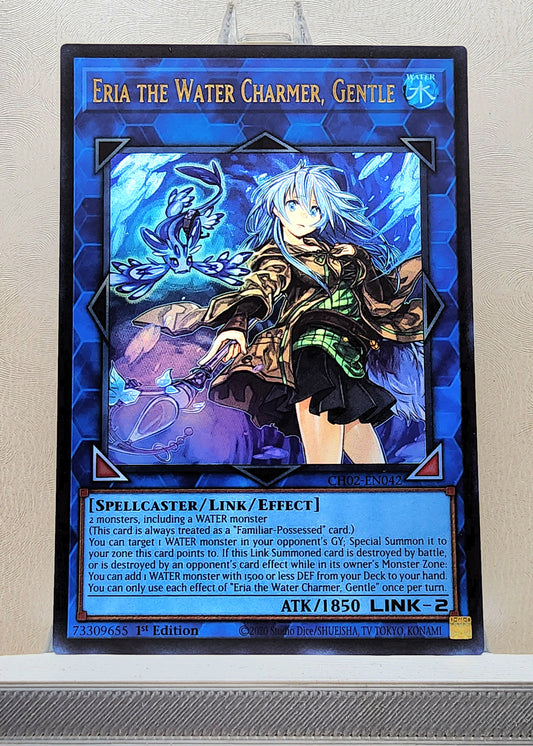 Yugioh! 1x Eria the Water Charmer, Gentle (CH02 - Ultra Rare) 1st Edition
