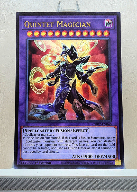 Yugioh! 1x Quintet Magician (CH02 - Ultra Rare) 1st Edition