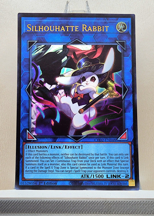 Yugioh! 1x Silhouhatte Rabbit (CH02 - Ultra Rare) 1st Edition