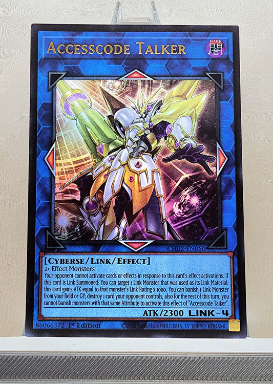 Yugioh! 1x Accesscode Talker (CH02 - Ultra Rare) 1st Edition