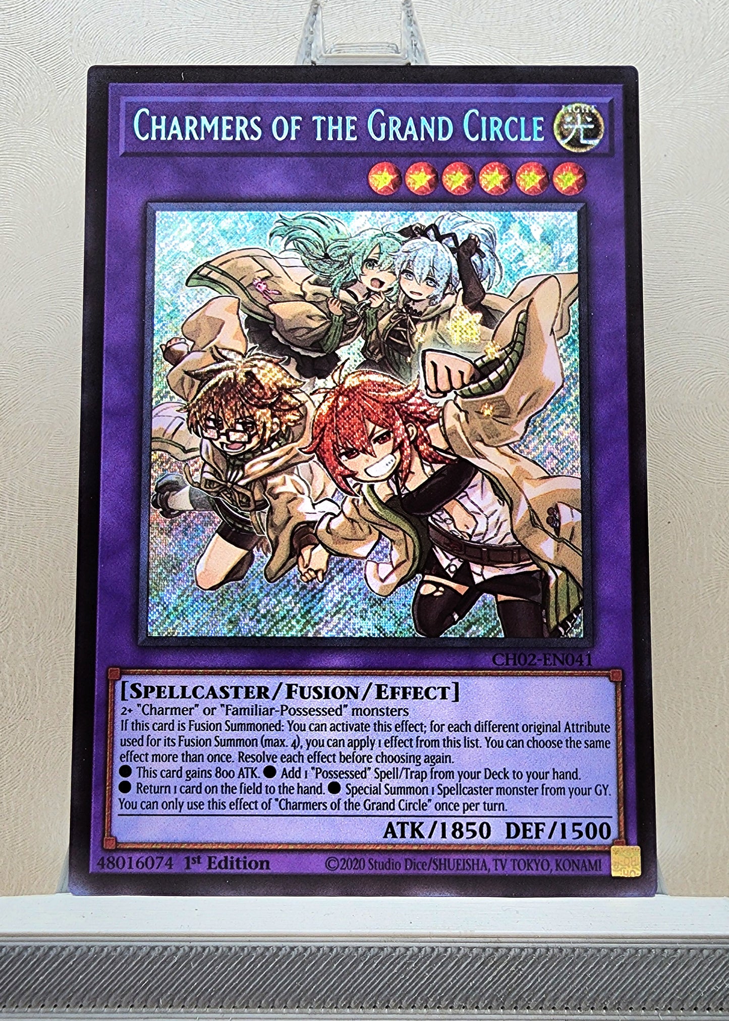 Yugioh! 1x Charmers of the Grand Circle (CH02 - Secret Rare) 1st Edition