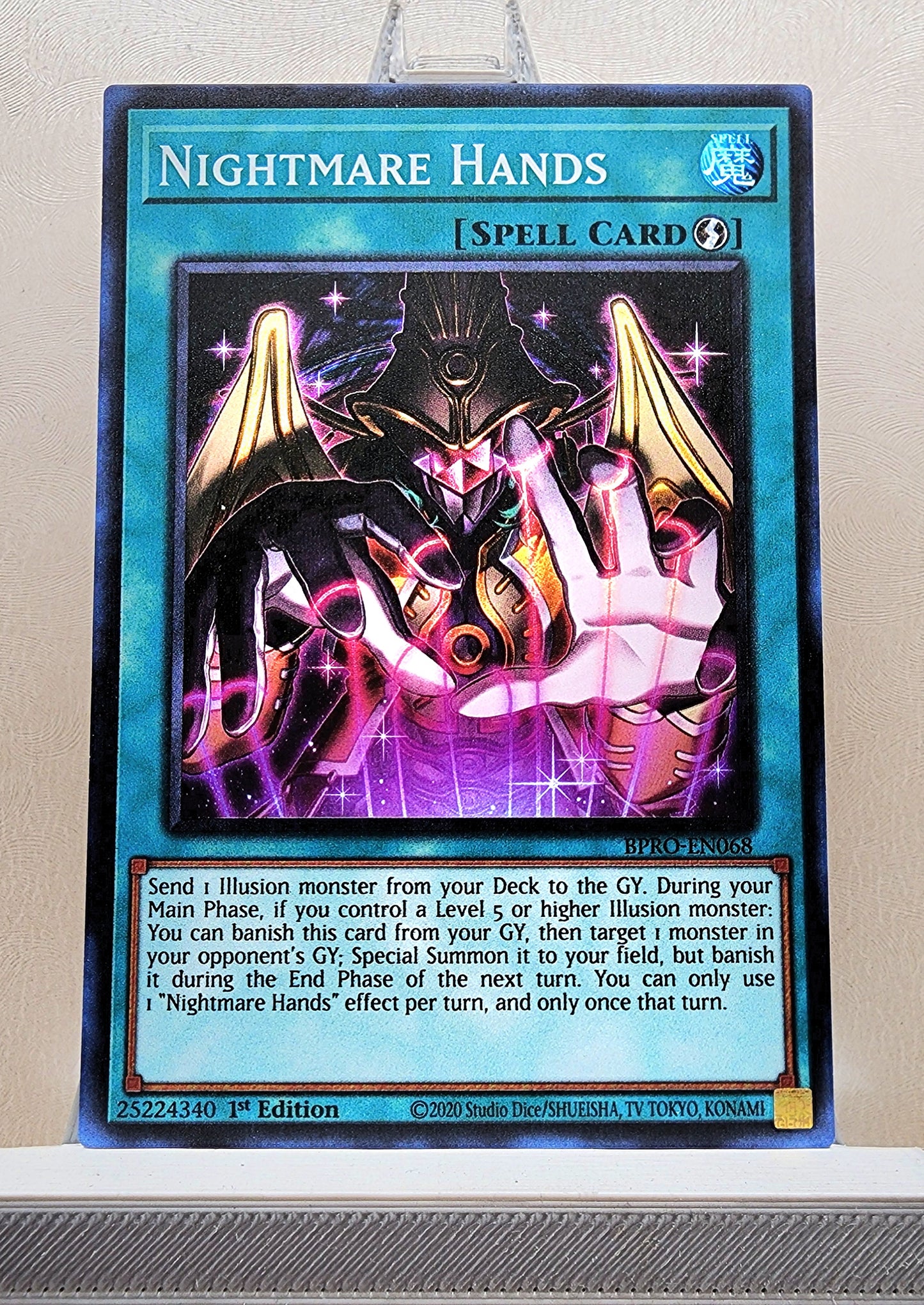 Yugioh! 1x Nightmare Hands (BPRO - Super Rare) 1st Edition