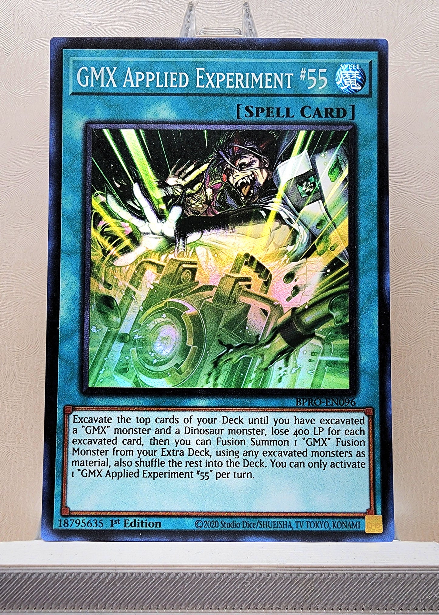 Yugioh! 1x GMX Applied Experiment #55 (BPRO - Super Rare) 1st Edition