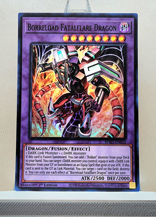 Yugioh! 1x Borreload Fatalflare Dragon (BPRO - Super Rare) 1st Edition
