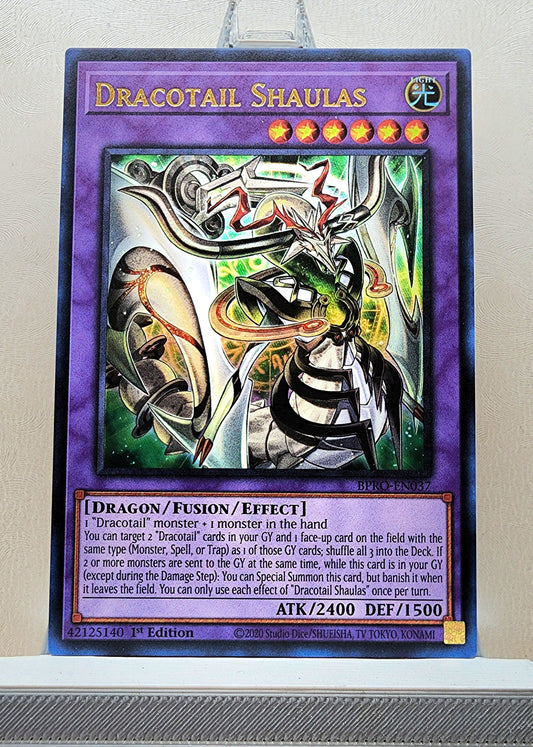Yugioh! 1x Dracotail Shaulas (BPRO - Ultra Rare) 1st Edition