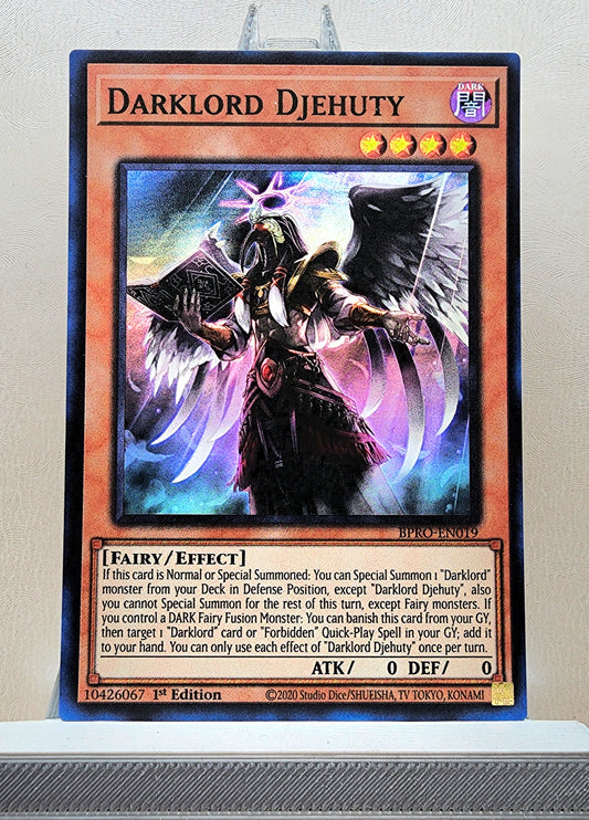 Yugioh! 1x Darklord Djehuty (BPRO - Super Rare) 1st Edition