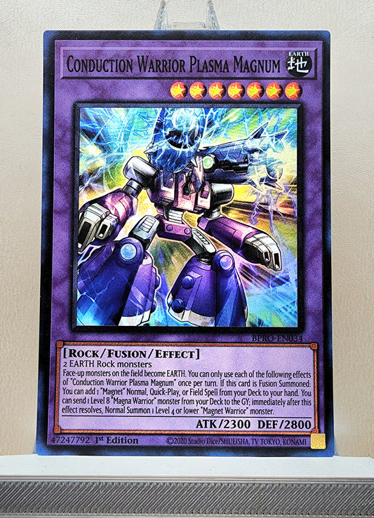 Yugioh! 1x Conduction Warrior Plasma Magnum (BPRO - Super Rare) 1st Edition
