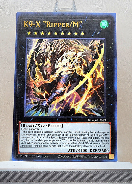 Yugioh! 1x K9-X "Ripper/M" (BPRO - Ultra Rare) 1st Edition