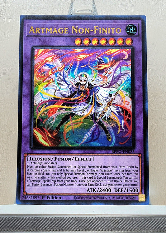 Yugioh! 1x Artmage Non-Finito (BPRO - Ultra Rare) 1st Edition