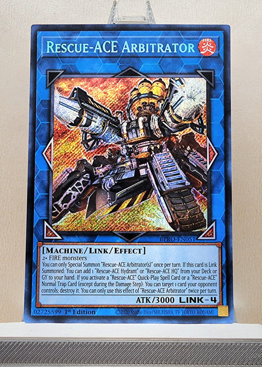 Yugioh! 1x Rescue-ACE Arbitrator (BPRO - Secret Rare) 1st Edition