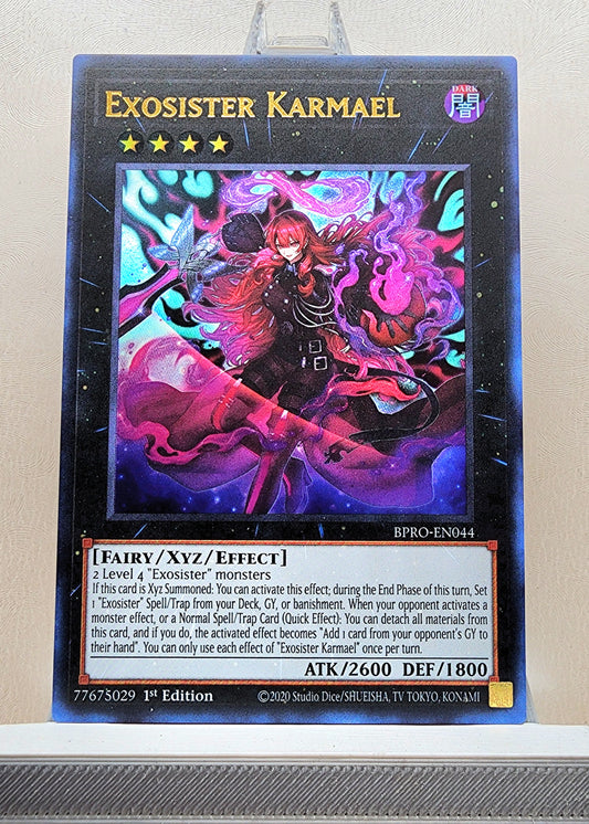 Yugioh! 1x Exosister Karmael (BPRO - Ultra Rare) 1st Edition