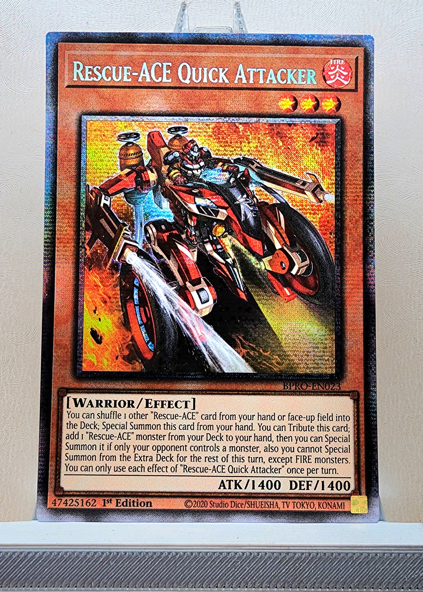 Yugioh! 1x Rescue-ACE Quick Attacker (BPRO - Starlight Rare) 1st Edition