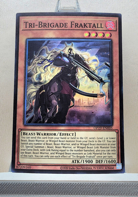 Yugioh! 1x Tri-Brigade Fraktall (OP29 - Super Rare) Unli Edition