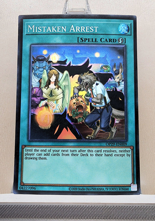 Yugioh! 1x Mistaken Arrest (OP29 - Super Rare) Unli Edition
