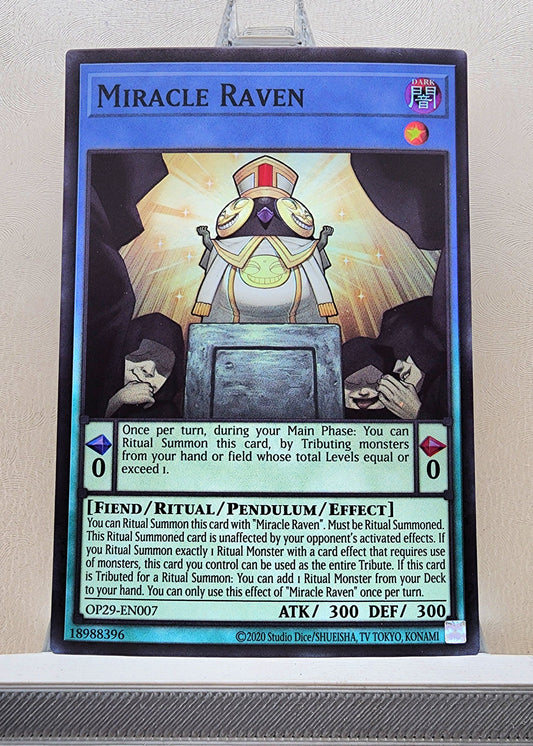 Yugioh! 1x Miracle Raven (OP29 - Super Rare) Unli Edition