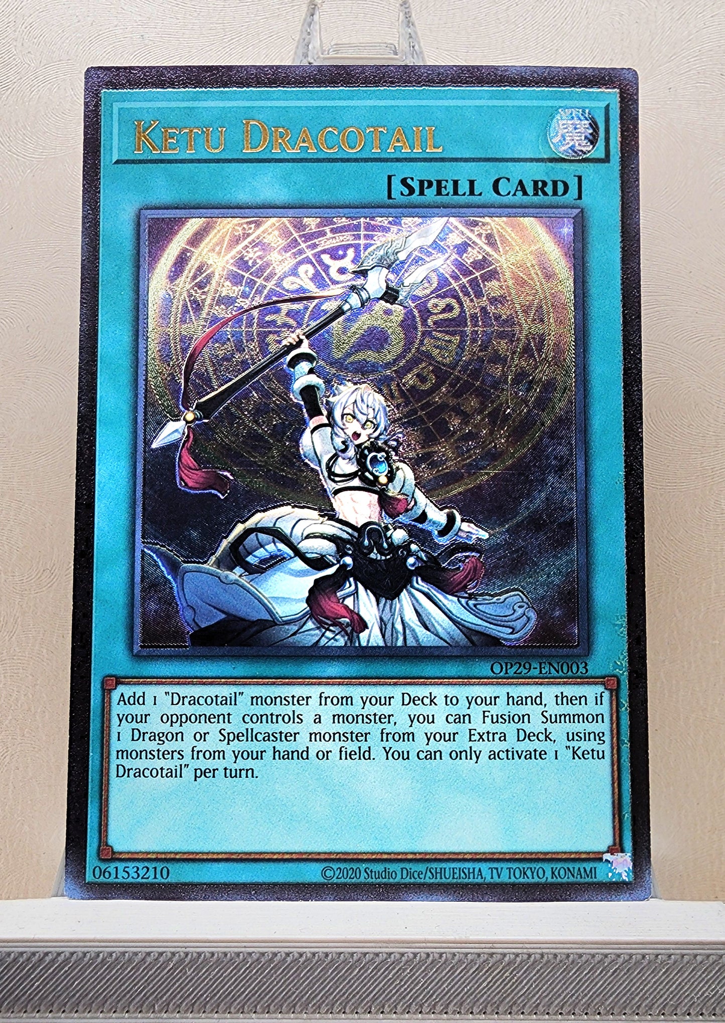 Yugioh! 1x Ketu Dracotail (OP29 - Ultimate Rare) Unli Edition