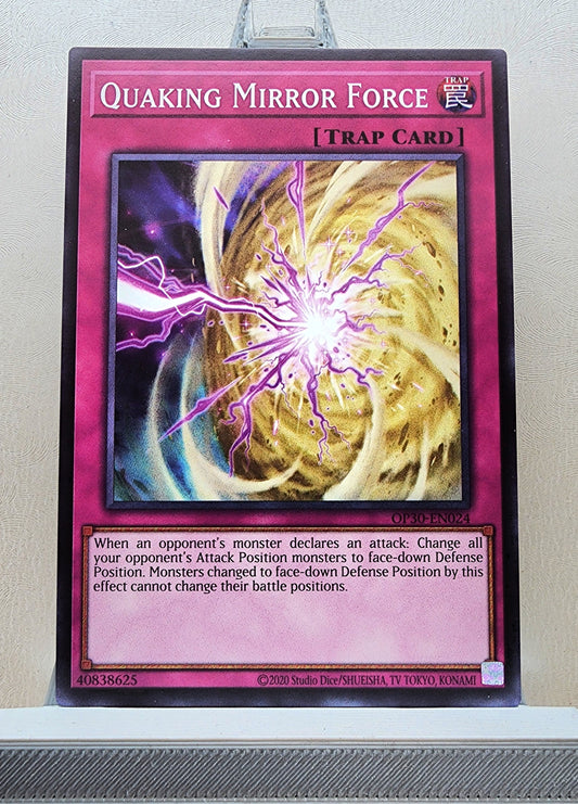 Yugioh! 1x Quaking Mirror Force (OP30 - Common) Unli Edition