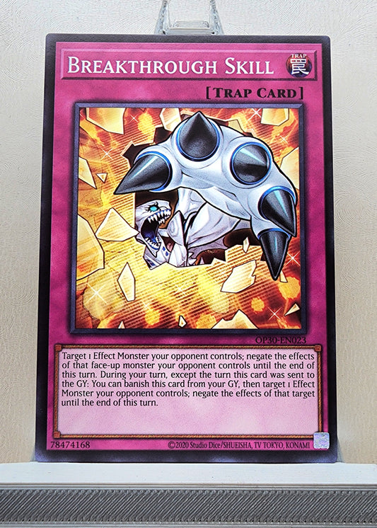 Yugioh! 1x Breakthrough Skill (OP30 - Common) Unli Edition