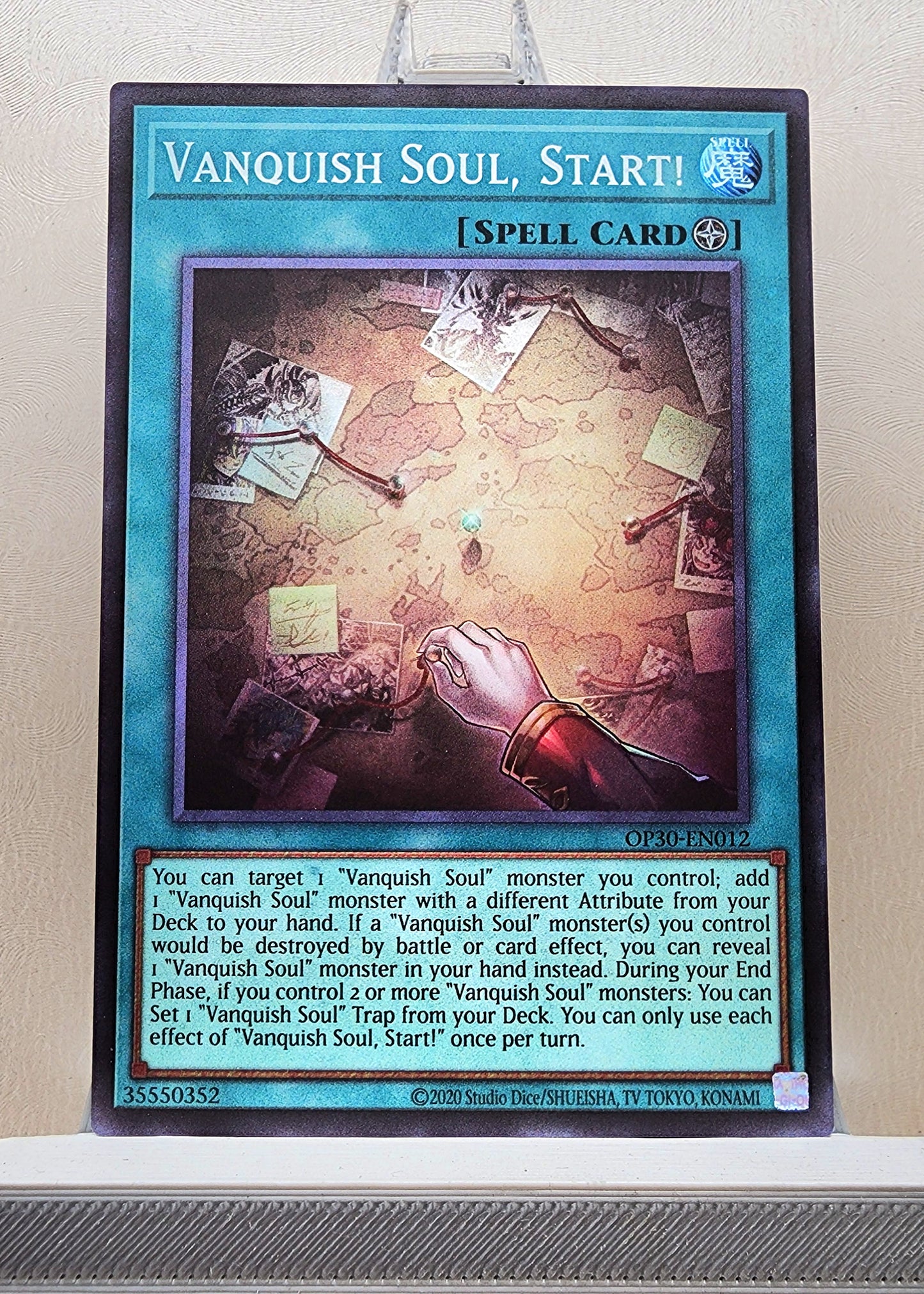Yugioh! 1x Vanquish Soul, Start! (OP30 - Super Rare) Unli Edition