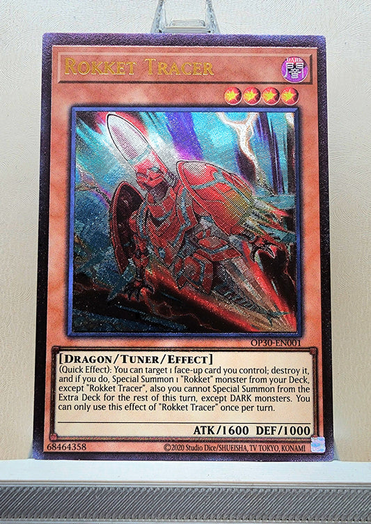 Yugioh! 1x Rokket Tracer (OP30 - Ultimate Rare) Unli Edition