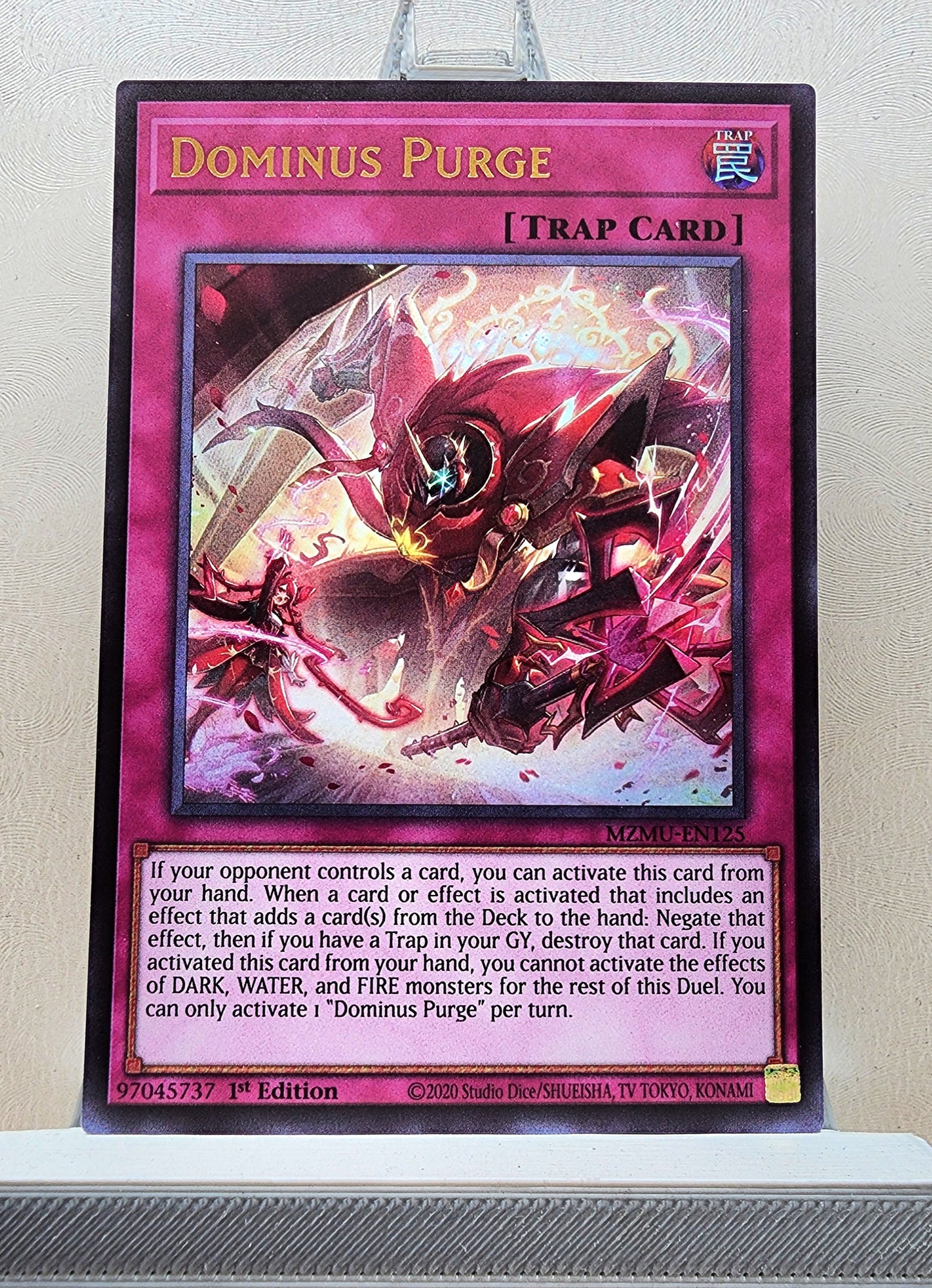 Yugioh! 1x Dominus Purge (MZMU - Ultra Rare) 1st Edition