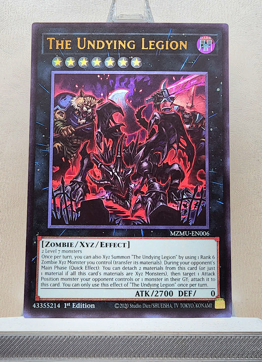 Yugioh! 1x The Undying Legion (MZMU - Ultra Rare) 1st Edition