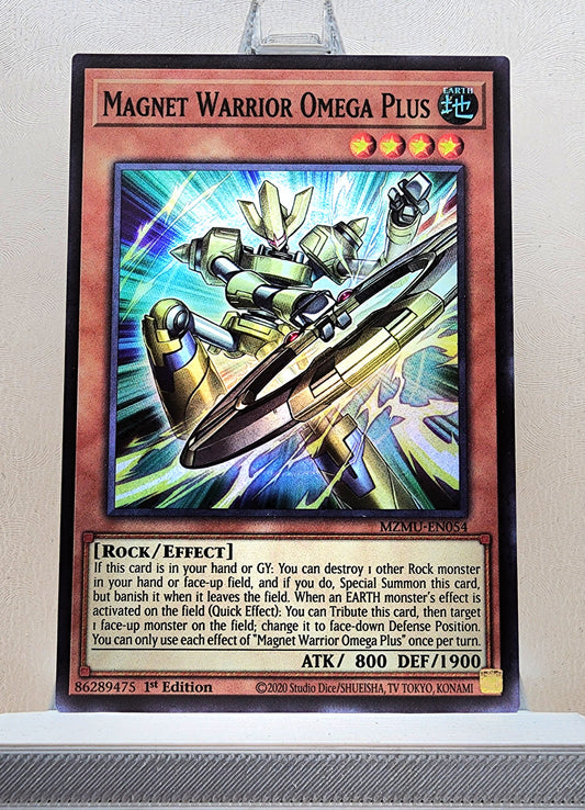 Yugioh! 1x Magnet Warrior Omega Plus (MZMU - Super Rare) 1st Edition