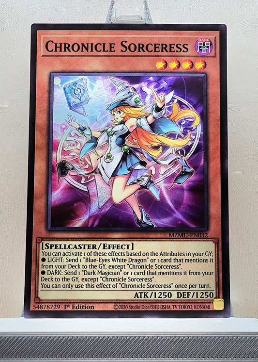Yugioh! 1x Chronicle Sorceress (MZMU - Super Rare) 1st Edition