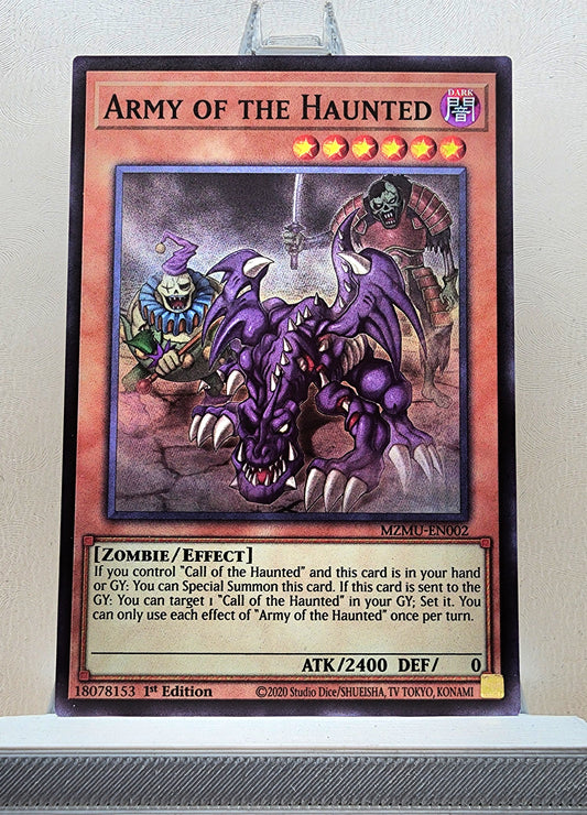 Yugioh! 1x Army of the Haunted (MZMU - Super Rare) 1st Edition