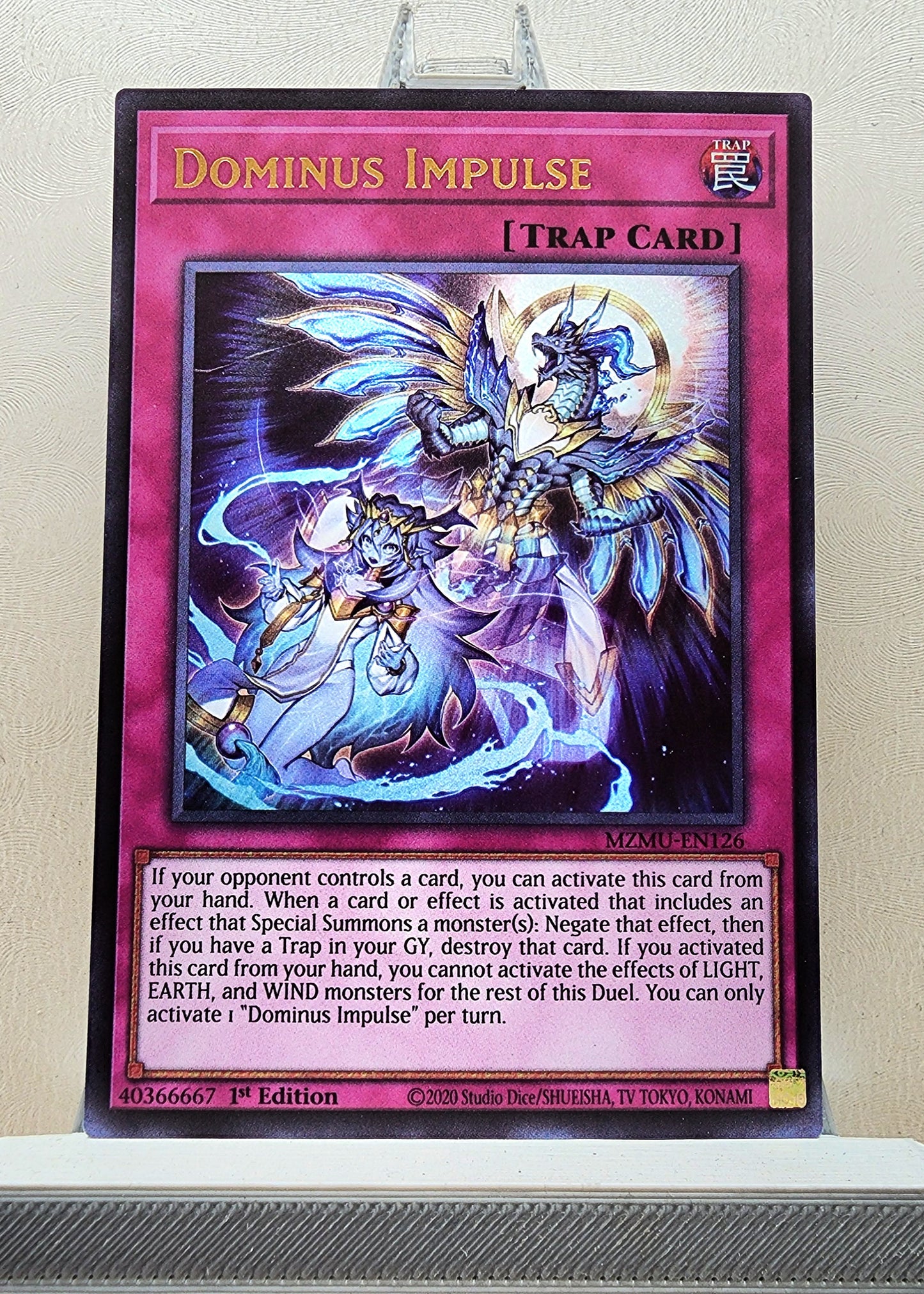 Yugioh! 1x Dominus Impulse (MZMU - Ultra Rare) 1st Edition