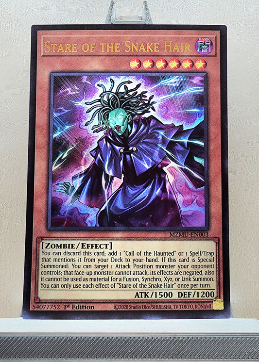 Yugioh! 1x Stare of the Snake Hair (MZMU - Ultra Rare) 1st Edition