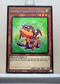 Yugioh! 1x Armed Dragon LV3 Chibi Artwork (MZMU - Secret Rare) 1st Edition