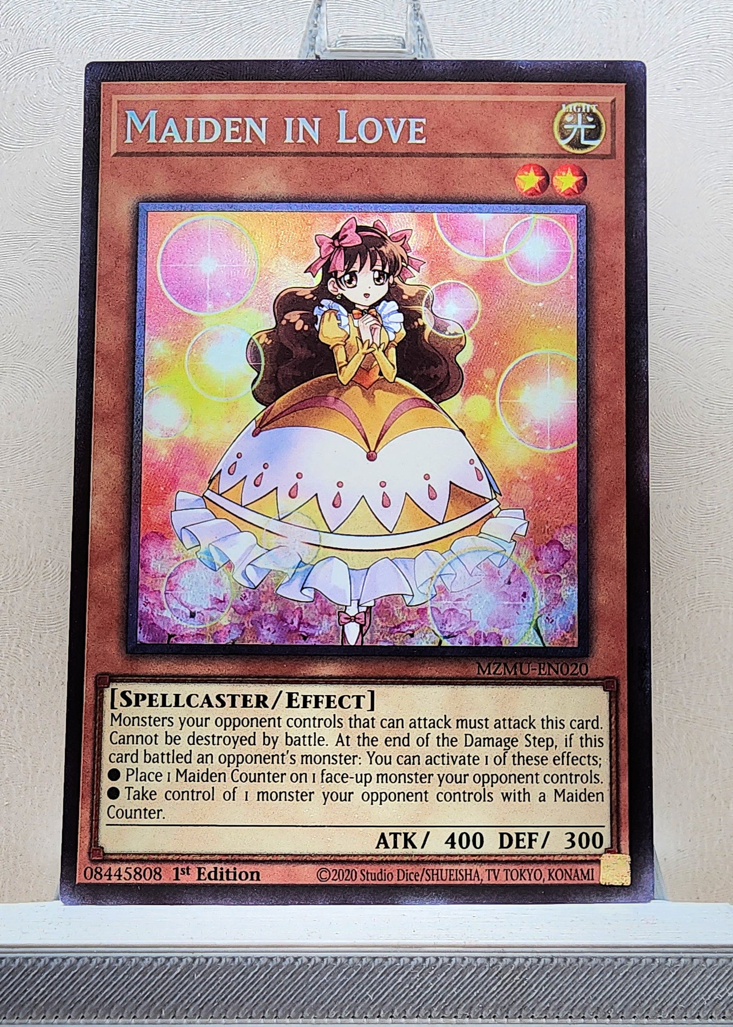 Yugioh! 1x Maiden in Love (MZMU - Collectors Rare) 1st Edition