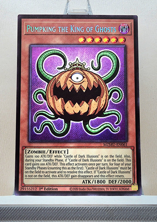 Yugioh! 1x Pumpking the King of Ghosts Chibi Artwork (MZMU - Secret Rare) 1st Edition