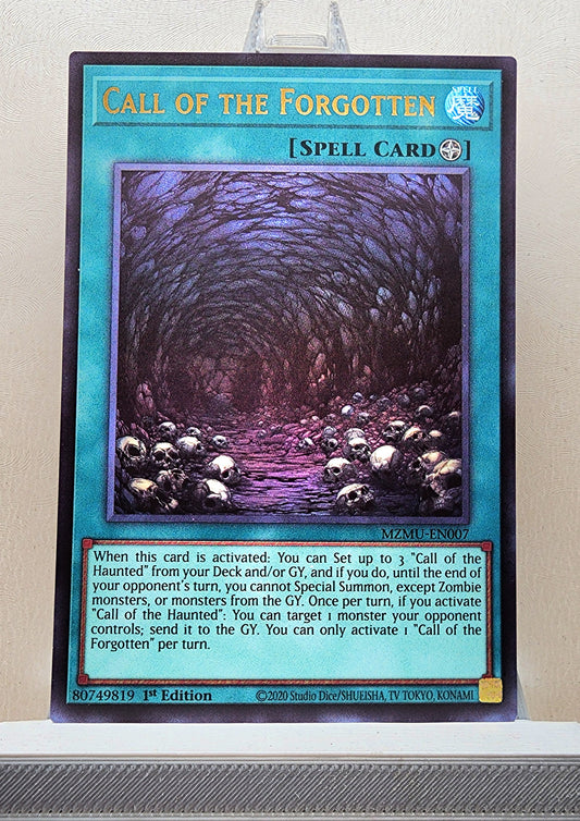 Yugioh! 1x Call of the Forgotten (MZMU - Ultra Rare) 1st Edition