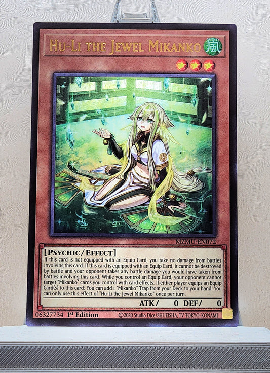 Yugioh! 1x Hu-Li the Jewel Mikanko New Art (MZMU - Ultra Rare) 1st Edition
