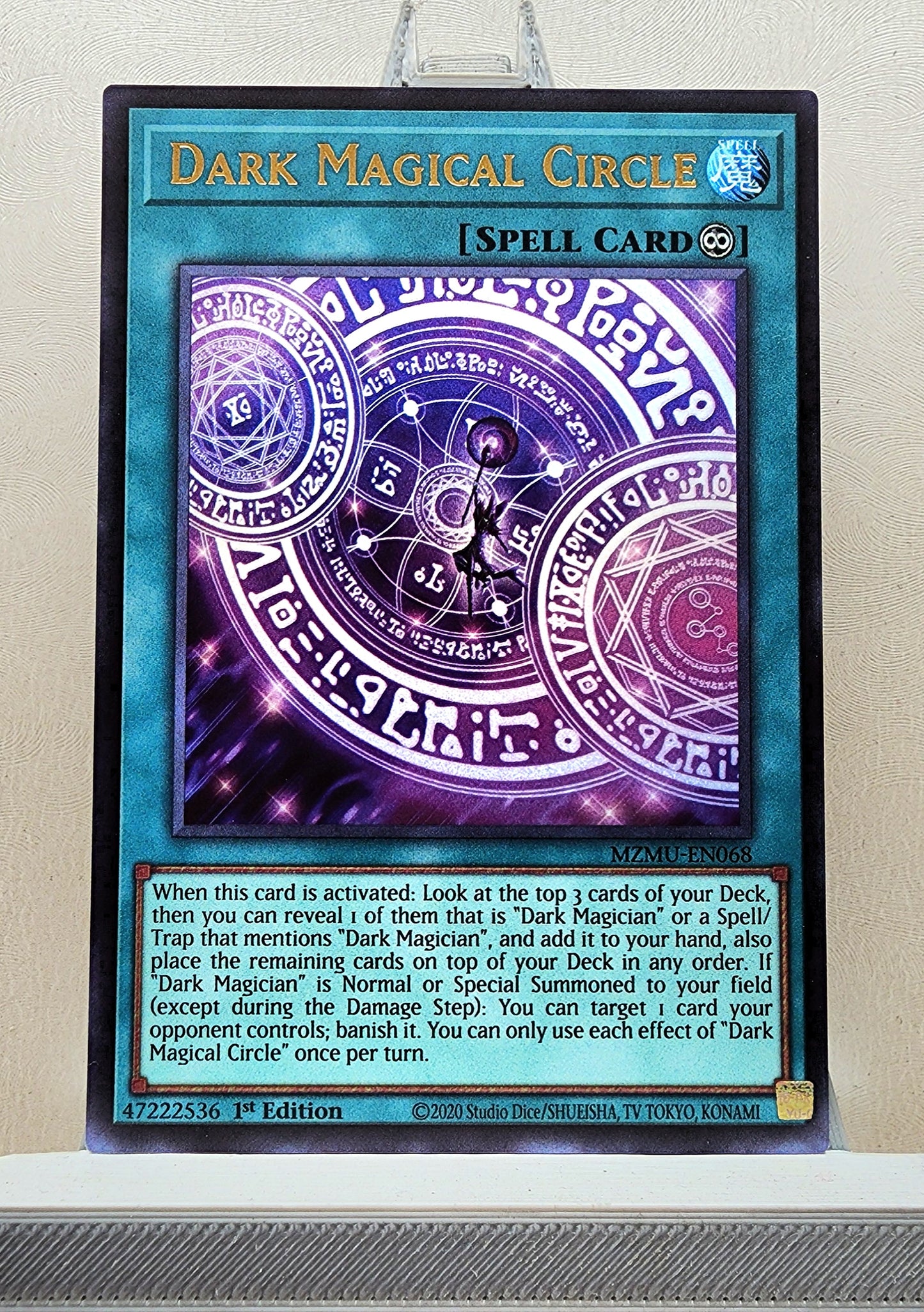 Yugioh! 1x Dark Magical Circle New Art (MZMU - Ultra Rare) 1st Edition