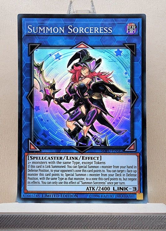 Yugioh! 1x Summon Sorceress (SOFU - Super Rare) Limited Edition