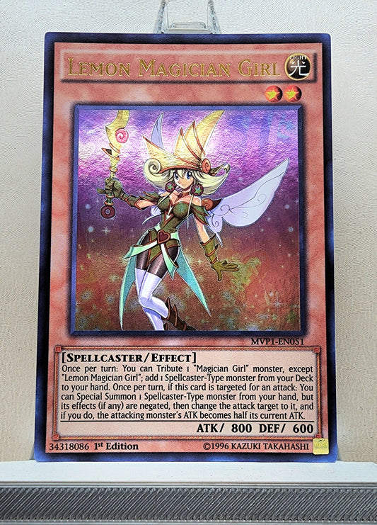 Yugioh! 1x Lemon Magician Girl (MVP1 - Ultra Rare) 1st Edition