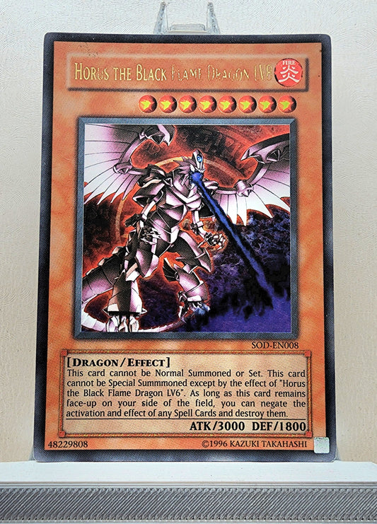 Yugioh! 1x Horus the Black Flame Dragon LV8 (SOD - Ultra Rare) Unli Edition