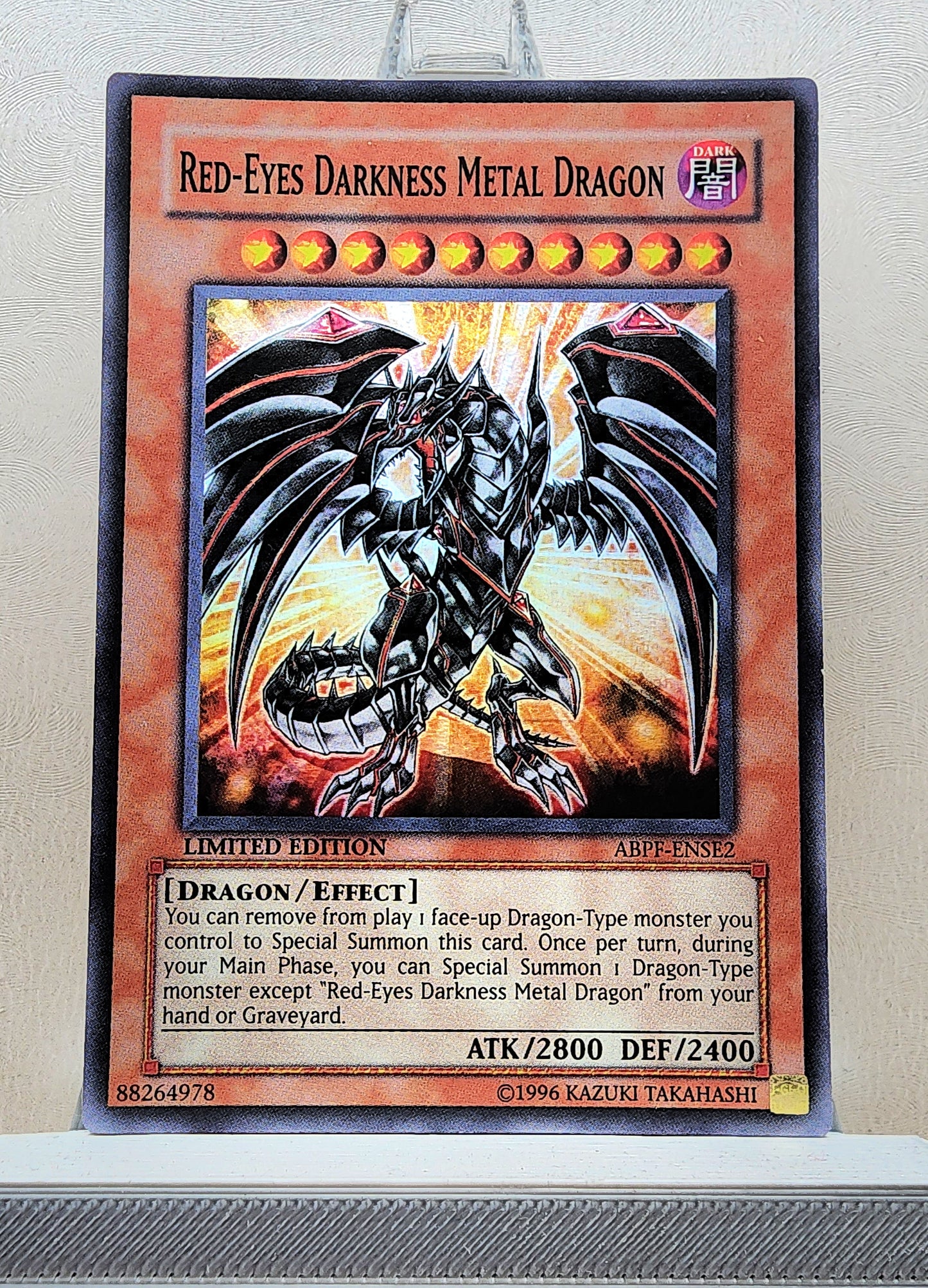 Yugioh! 1x Red-Eyes Darkness Metal Dragon (ABPF - Super Rare) Limited Edition