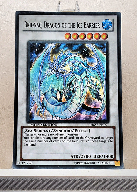 Yugioh! 1x Brionac, Dragon of the Ice Barrier (H5SE - Super Rare) Limited Edition