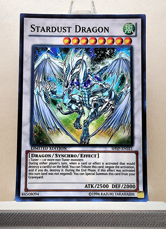 Yugioh! 1x Stardust Dragon (SHSP - Super Rare) Limited Edition