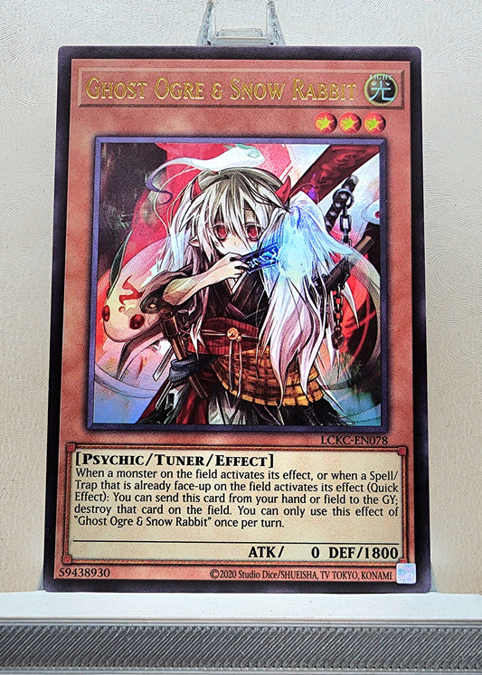 Yugioh! 1x Ghost Ogre & Snow Rabbit (LCKC - Ultra Rare) Unli Edition